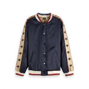 Scotch & Soda Shiny Reversible Bomber Jacket